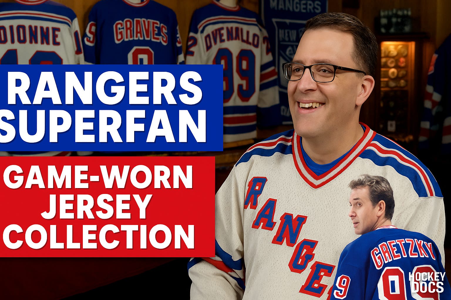 Rangers Superfan: Inside Frank Marci’s Game-Worn Jersey Collection